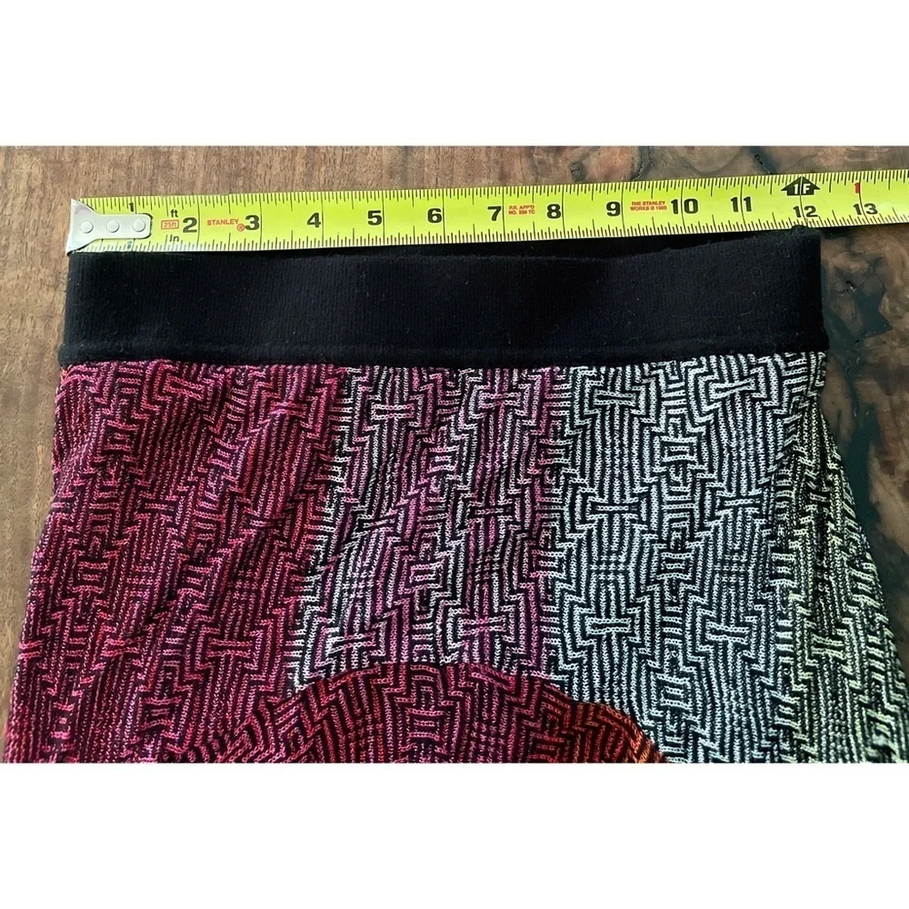 NWT Cecilia Prado Geometric Colors Abstract Asymmetrical Midi Skirt XS​​​​​​